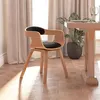 Image de vidaXL Chaise à manger Noir Bois courbé et similicuir3092373