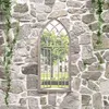 Image de vidaXL Miroir de jardin Sable 100x45cm Fer pour utilisation extérieure