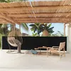 Image de vidaXL Auvent latéral rétractable de patio 117x600 cm Noir