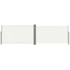 Image de Vidaxl Auvent LatÃ©ral RÃ©tractable CrÃ¨me 180x600 Cm