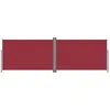 Image de Vidaxl Auvent LatÃ©ral RÃ©tractable Rouge 220x600 Cm