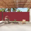 Image de vidaXL Auvent latéral rétractable Rouge 220x1000 cm