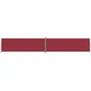 Image de Vidaxl Auvent LatÃ©ral RÃ©tractable Rouge 200x1200 Cm