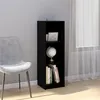 Image de vidaXL Bibliothèque/Séparateur de pièce Noir 36x33x110 cm Pin massif809940