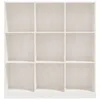 Image de vidaXL BibliothÃ¨que/SÃ©parateur de piÃ¨ce Blanc 104x33,5x110 cm Pin