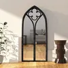 Image de vidaXL Miroir Noir 100x45 cm Fer pour utilisation à l'intérieur