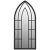 Image de vidaXL Vidaxl Miroir Noir 70x30 Cm Fer Pour Utilisation Ã  L'intã©Rieur