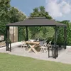 Image de vidaXL Tonnelle avec parois et toit double 3x4 m Anthracite318544