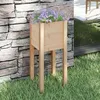 Image de vidaXL Jardinière d'extérieur 31x31x70 cm bois de pin massif810779