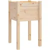 Image de vidaXL Vidaxl Jardinière D'extérieur 40x40x70 Cm Bois De Pin Massif