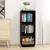 Image de vidaXL Bibliothèque/Séparateur de pièce noir 40x35x103 cm pin massif810848