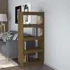 Image de vidaXL Bibliothèque/Séparateur de pièce Marron miel 60x35x135 cm Pin810872