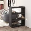 Image de vidaXL Bibliothèque/Séparateur de pièce Gris 80x35x103 cm Pin massif810886