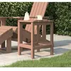 Image de vidaXL Table de jardin Adirondack Marron 38x38x46 cm PEHD318643
