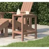 Image de vidaXL Vidaxl Table De Jardin Adirondack Marron 38x38x46 Cm Pehd