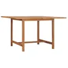 Image de Vidaxl Table Ã DÃ®ner De Jardin 110x110x75 Cm Bois Massif De Teck