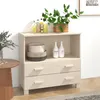 Image de vidaXL Buffet HAMAR Marron miel 85x35x80 cm Bois massif de pin340496