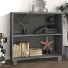 Image de vidaXL Buffet HAMAR Gris foncé 85x35x80 cm Bois massif de pin340502