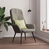 Image de vidaXL Chaise de relaxation Gris clair Velours341194