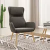 Image de vidaXL Chaise de relaxation Gris foncé Velours341352