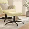 Image de vidaXL Repose-pied Crème 60x60x36 cm Similicuir341590