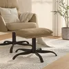 Image de vidaXL Repose-pied Cappuccino 60x60x36 cm Similicuir341595