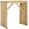 Image de vidaXL Table de bar 100x60x110 cm Bois de pin imprégné318416