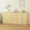 Image de vidaXL Armoires latérales 3 pcs Bois de pin massif