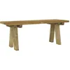 Image de vidaXL Vidaxl Banc De Jardin 110 Cm Bois De Pin Massif Imprégné