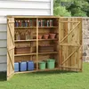 Image de vidaXL Abri à outils de jardin 163x50x171 cm Bois de pin solide318198
