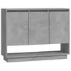 Image de vidaXL Buffet Gris béton 97x31x75 cm Aggloméré