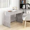 Image de vidaXL Bureau gris béton 101x50x76,5 cm bois d'ingénierie809561