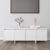 Image de vidaXL Meuble TV Blanc 120x30x40,5 cm Bois d'ingénierie809575