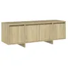 Image de Vidaxl Meuble Tv ChÃªne Sonoma 120x30x40,5 Cm AgglomÃ©rÃ©