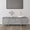 Image de vidaXL Meuble TV gris béton 120x30x40,5 cm bois d'ingénierie809579