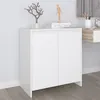 Image de vidaXL Buffet Blanc 70x41x75 cm Bois d'ingénierie809737