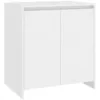Image de vidaXL Buffet Blanc 70x40x75 cm Bois d'ingÃ©nierie