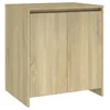 Image de Vidaxl Buffet ChÃªne Sonoma 70x40x75 Cm Bois D'ingÃ©nierie