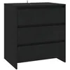 Image de vidaXL Buffet Noir 70x41x75 cm AgglomÃ©rÃ©