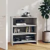 Image de vidaXL Buffet Gris béton 70x40,5x75 cm Aggloméré