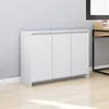 Image de vidaXL Buffet Blanc 102x33x75 cm Bois d'ingénierie809773