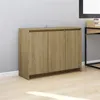 Image de vidaXL Buffet Chêne sonoma 102x33x75 cm Bois d'ingénierie