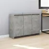 Image de vidaXL Buffet Gris béton 102x33x75 cm Bois d'ingénierie809777