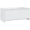 Image de vidaXL Table basse Blanc 90x50x41,5 cm AgglomÃ©rÃ©