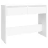 Image de vidaXL Vidaxl Table Console Blanc 100x35x76,5 Cm Aggloméré
