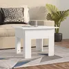Image de vidaXL Table basse blanc brillant 55x55x42 cm bois d'ingénierie