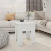 Image de vidaXL Table basse blanc 40x40x42 cm bois d'ingénierie