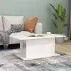 Image de vidaXL Table basse blanc brillant 102x55,5x40 cm bois d'ingénierie810313