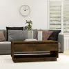 Image de vidaXL Table basse Chêne fumé 102,5x55x44 cm Bois d'ingénierie812978
