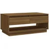 Image de vidaXL Vidaxl Table Basse Chêne Marron 102,5x55x44 Cm Aggloméré